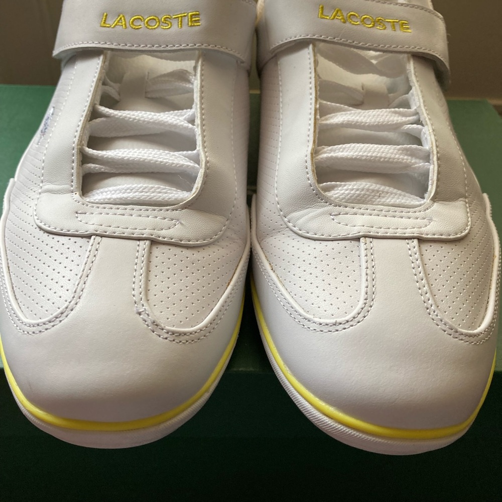 Lacoste casual  leather shoes size 11